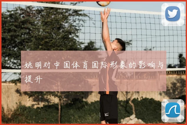 姚明对中国体育国际形象的影响与提升